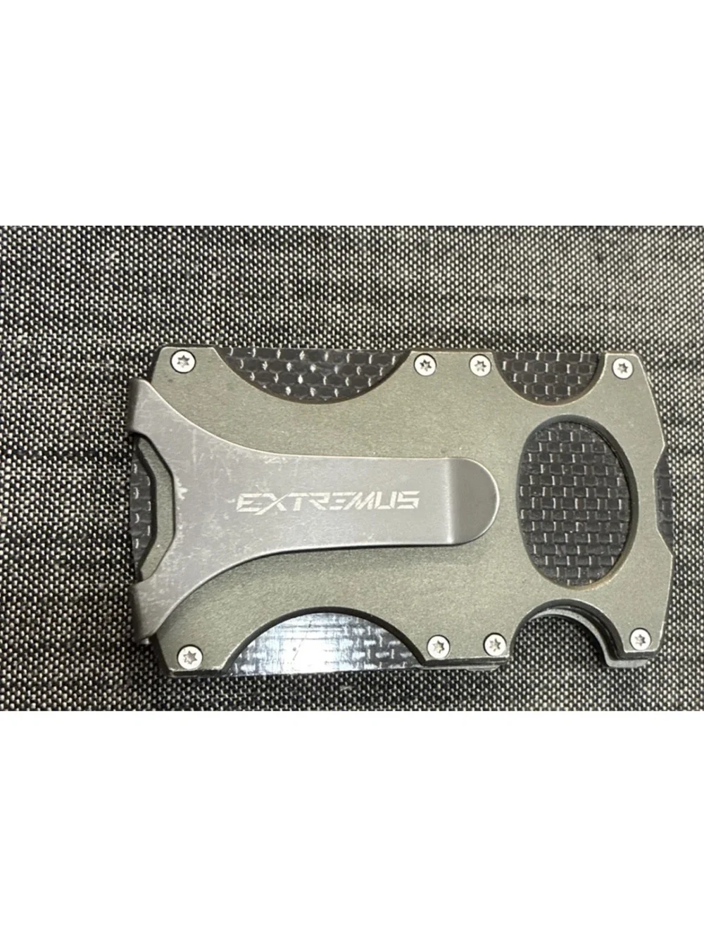 Metal wallet card holder money clip
